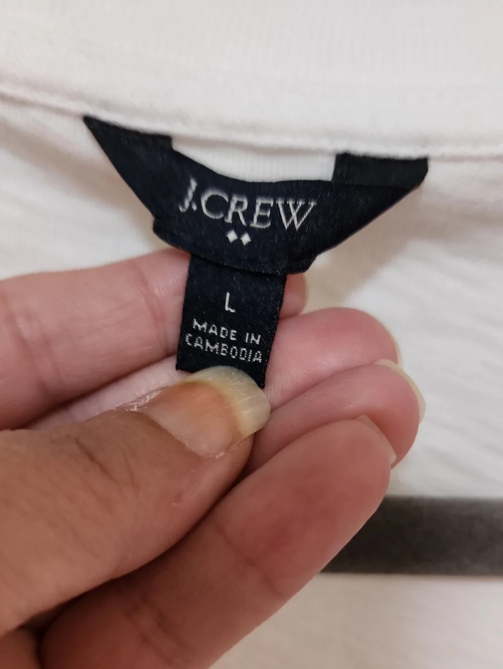 J. Crew White Men's Polo Shirt